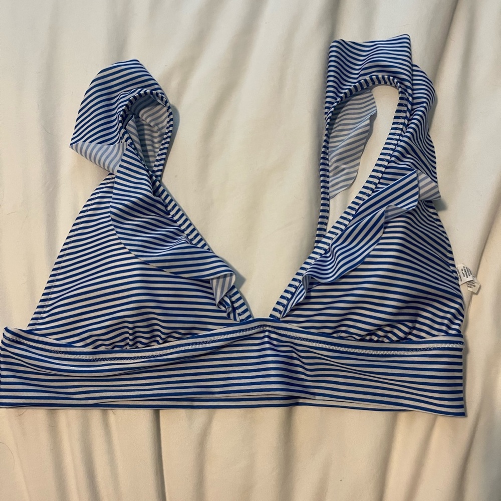 Aerie Striped Bikini Top